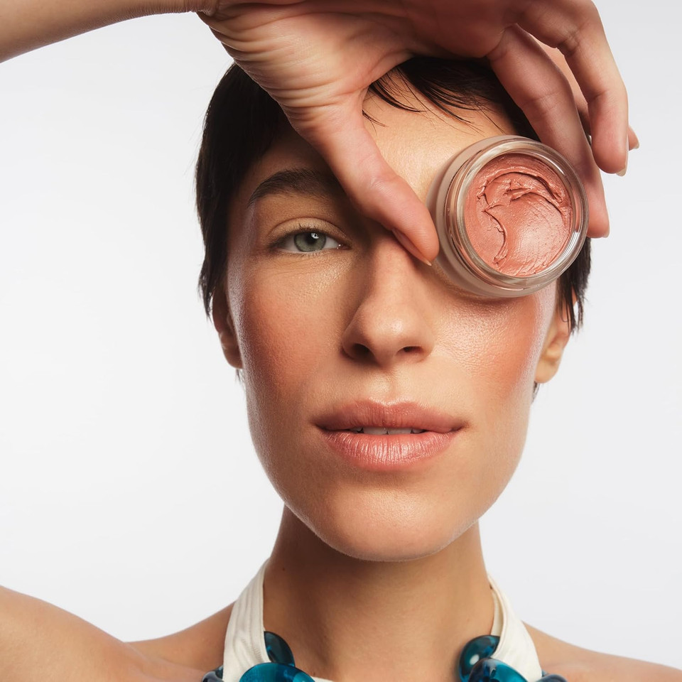 Goop Beauty Cream Blush | Sheer Pop Of Color For Lips & Cheeks | Vitamin C, Vitamin E & Safflower Oil | Natural Makeup For Glowing Skin | 0.5 Oz | Whiskey - Warm Terracotta