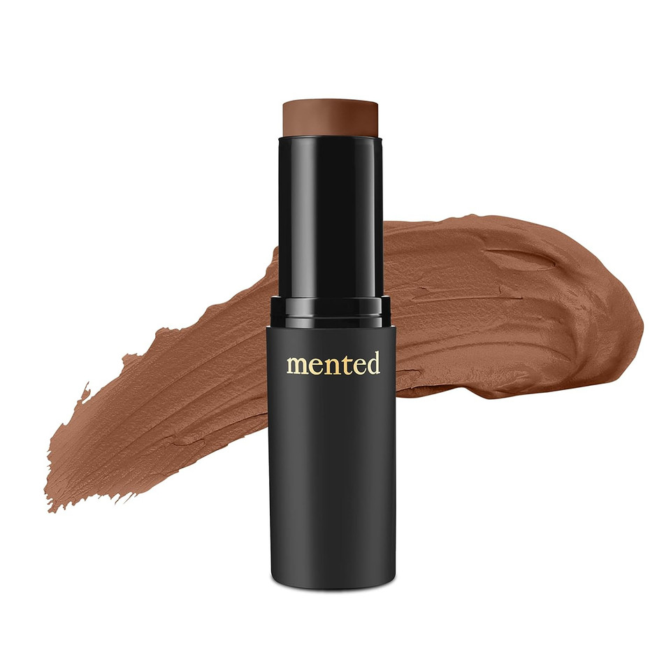 Mented Cosmetics Stick Foundation Make Up, Concealer & Contour Stick For Dark Skin, Cream Foundation For Black Women Makeup, Vegan And Cruelty Free, D30
