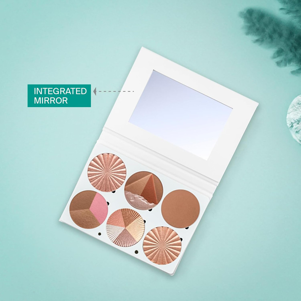 Ofra On The Glow Highlighting And Bronzing Palette By Ofra For Women - 1 Pc Palette