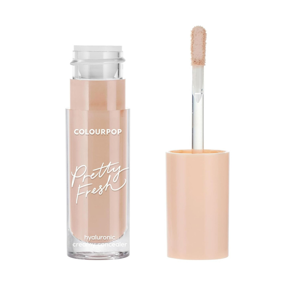 Colourpop Pretty Fresh Creamy Concealer - Full Coverage Concealer With A Natural Finish - Formulated With Hyaluronic Acid & Coconut Water For Instant Hydration - Medium - 90W (0.3 Oz)