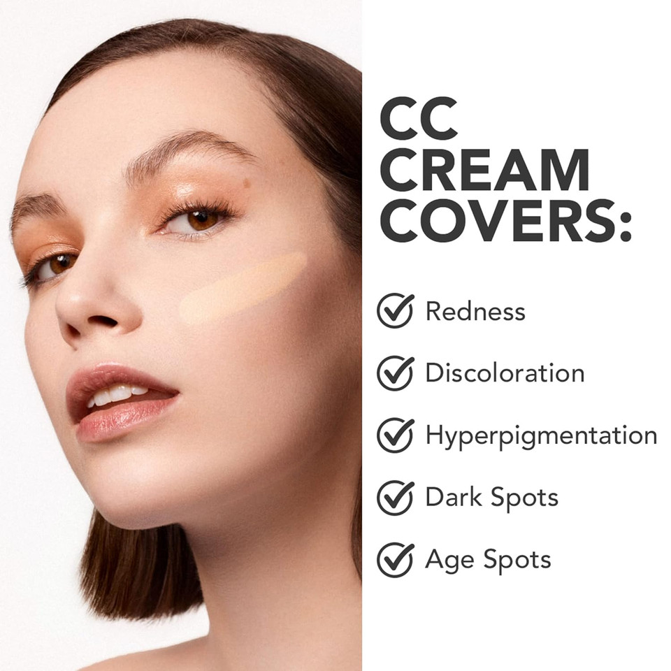 Dermablend Continuous Correction Tone-Evening Cc Cream Foundation Spf 50+, Full Coverage Foundation Makeup & Color Corrector, Oil-Free
