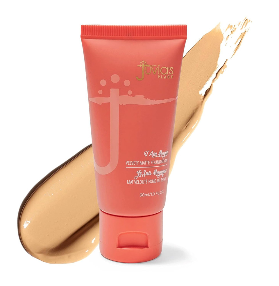 Juvia'S Place I Am Magic Velvety Matte Liquid Foundation 530 - Ibiza - Medium W/Cool, Golden Undertone, Makeup Foundation Full Coverage, Lightweight, Long Wear, Velvety Matte Finish