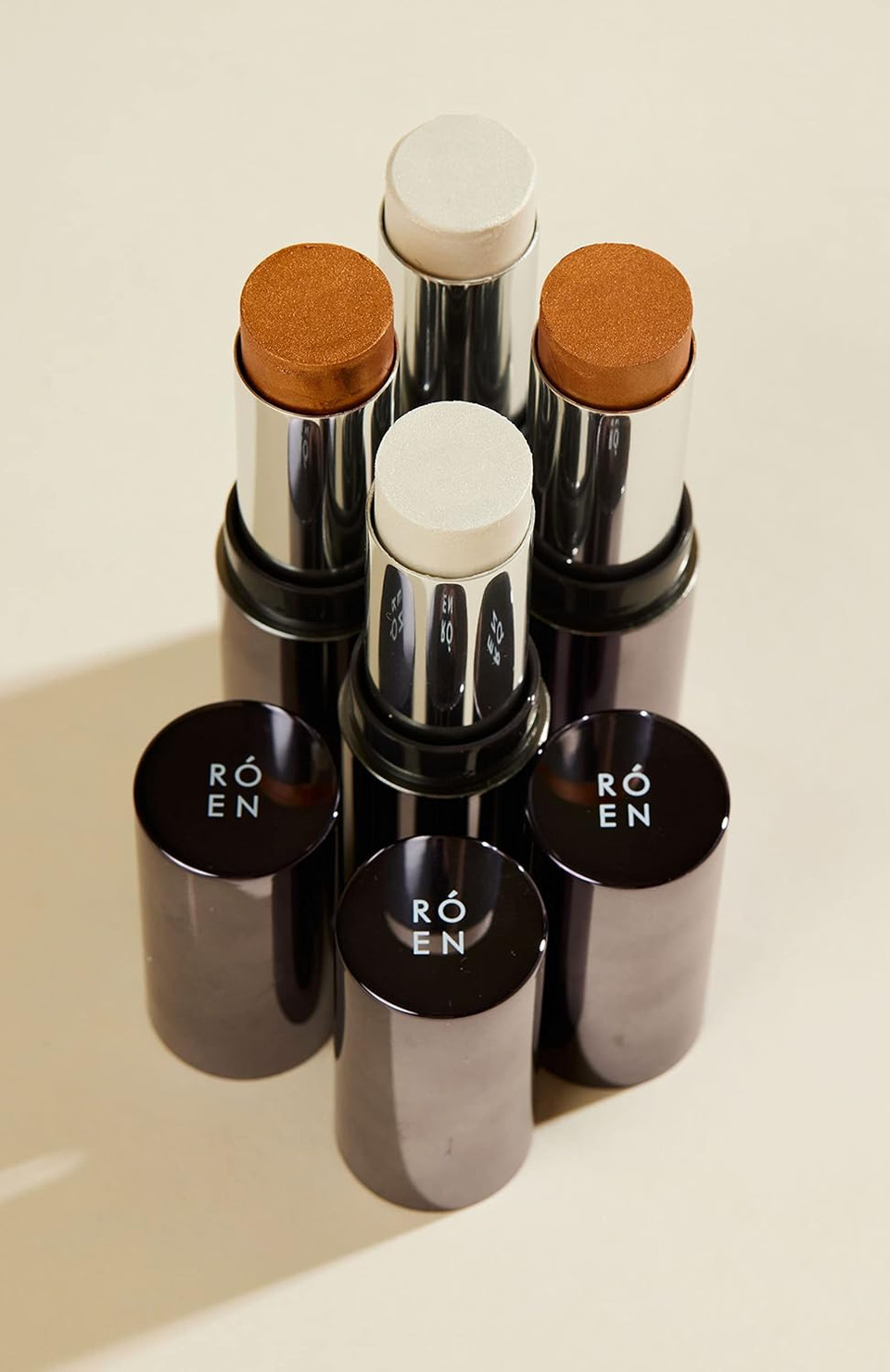Róen - Róglow Luminous Highlighting Balm Skin Stick | Vegan, Cruelty-Free, Clean Makeup (Lit)