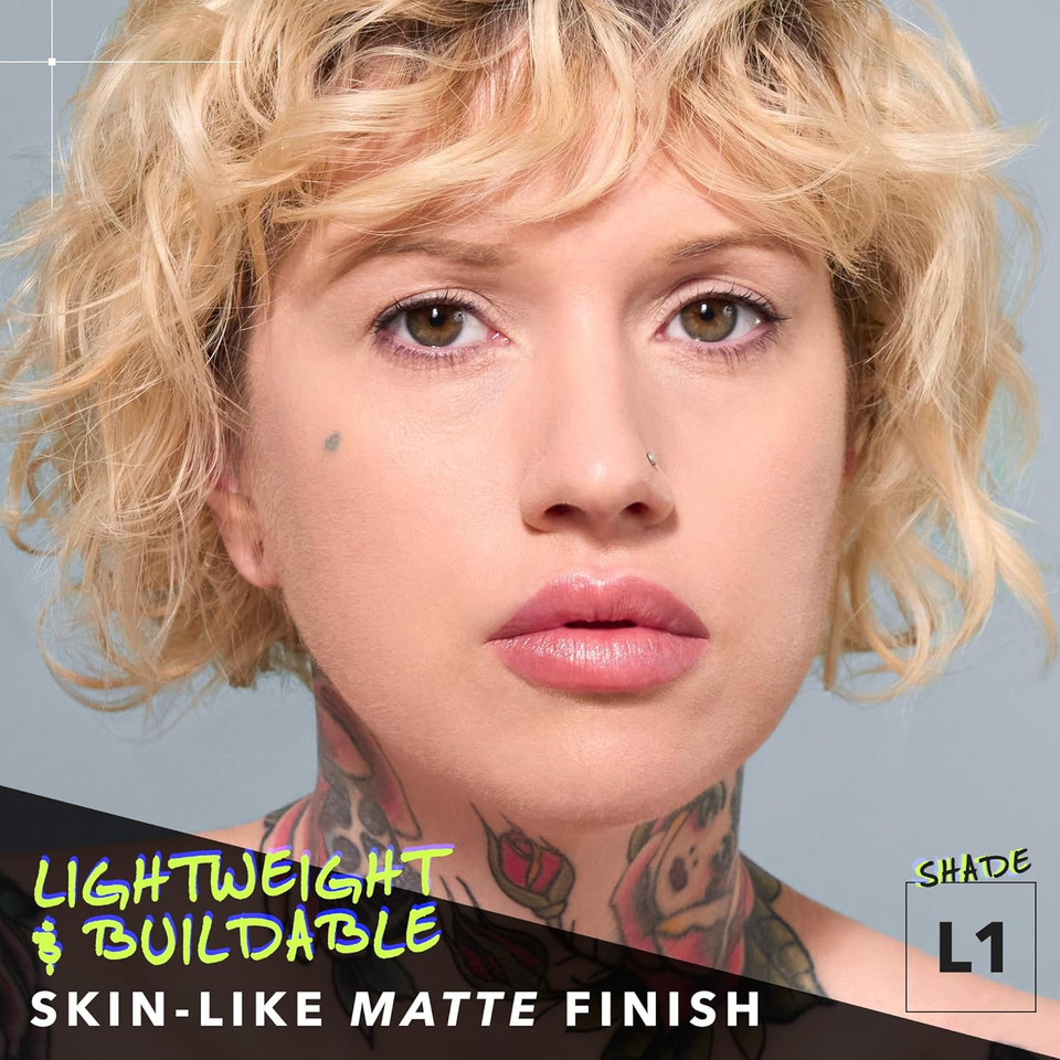 Cover Fx Power Play Foundation - Shade D1 - Buildable Full Coverage - Waterproof Sweat-Proof Transfer-Proof - Natural Matte Finish - All Skin Types