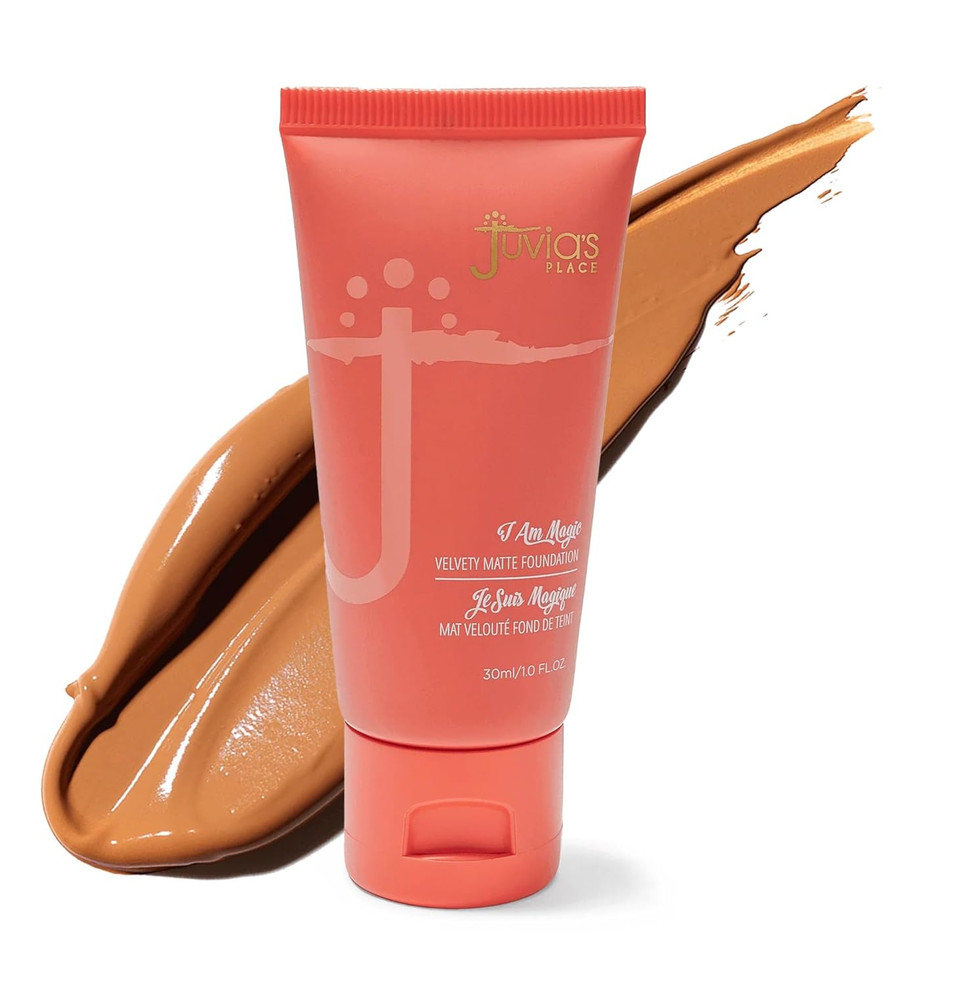 Juvia'S Place I Am Magic Velvety Matte Liquid Foundation 730 - Isla - Very Light W/Neutral, Cool Undertone, Makeup Foundation Full Coverage, Lightweight, Long Wear, Velvety Matte Finish