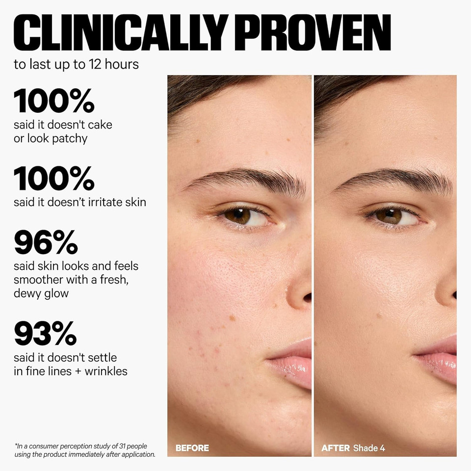 Milk Makeup Hydro Grip Hydrating Gel Skin Tint With Hyaluronic Acid  Buildable Light Coverage For Up To 12 Hours W/Dewy Finish  Non-Comedogenic