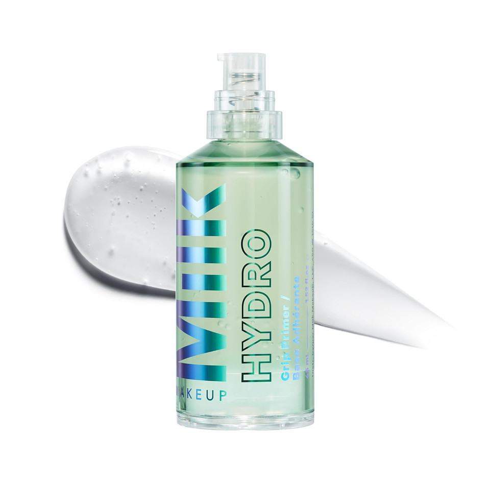 Milk Makeup Hydro Grip Primer With Hyaluronic Acid + Niacinamide  Hydrating Face Primer Grips Makeup For Up To 12 Hours  Silicone-Free, Lightweight Gel With Dewy Finish
