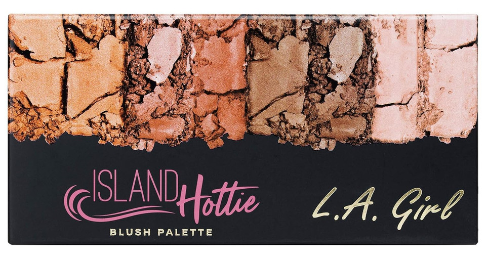 L.A. Girl Fanatic Blush Palette, Island Hottie Gbl421