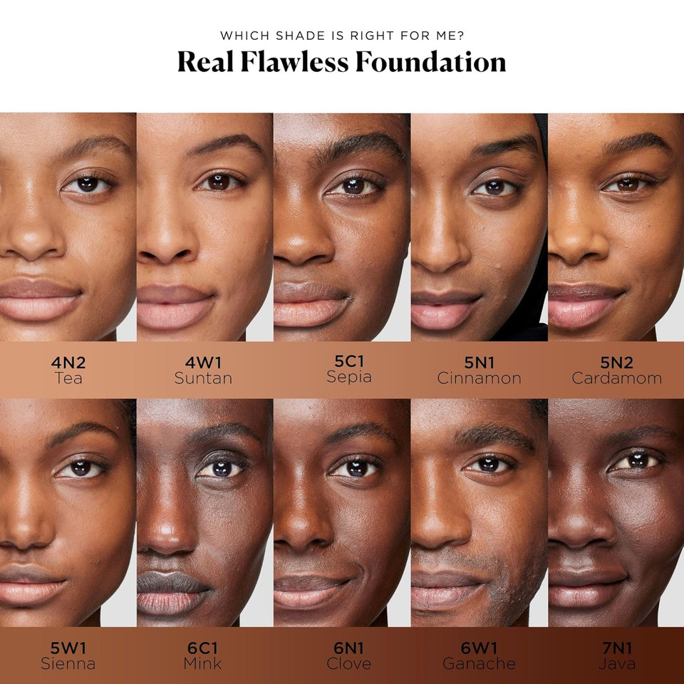 Laura Mercier Real Flawless Weightless Perfecting Waterproof Liquid Foundation: Medium-Buildable Coverage, 12 Hr Fade-Proof Wear, Natural Finish, Hydrating, Long Lasting, Non-Comedogenic