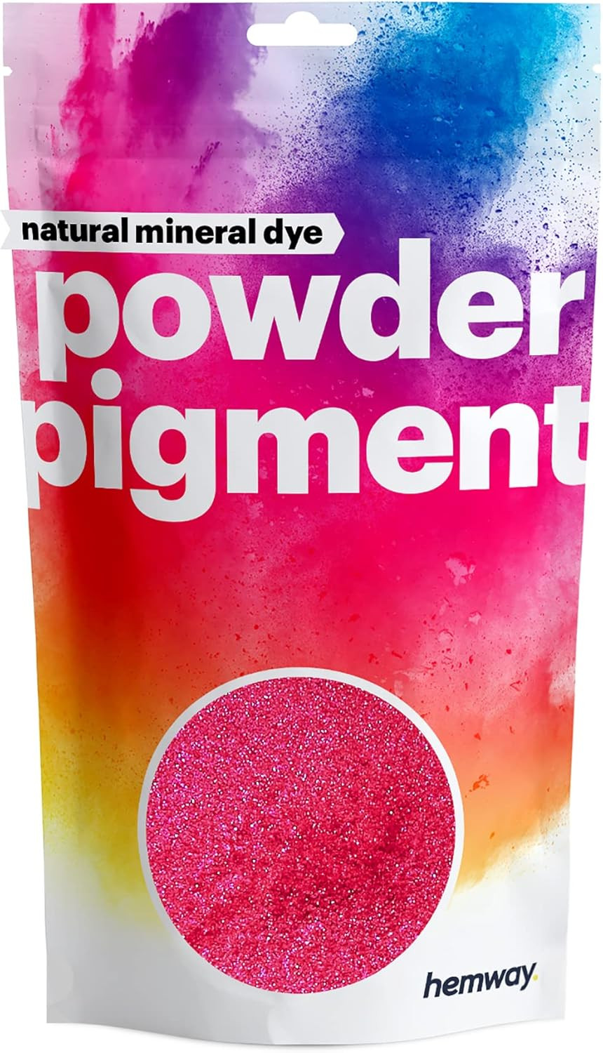 Hemway | Natural Mineral Pigment Powder [50G Metallic Postbox Red]