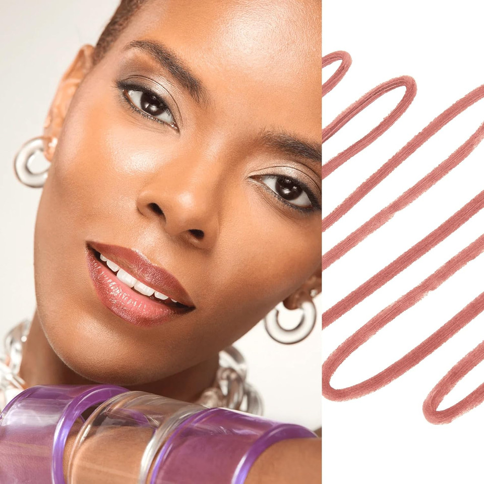 Gerard Cosmetics Lip Pencil (Sugar And Spice), Ultra Pigmented Matte Pink Lip Liner, Long Lasting, Hydrating Creamy Formula, Cruelty Free