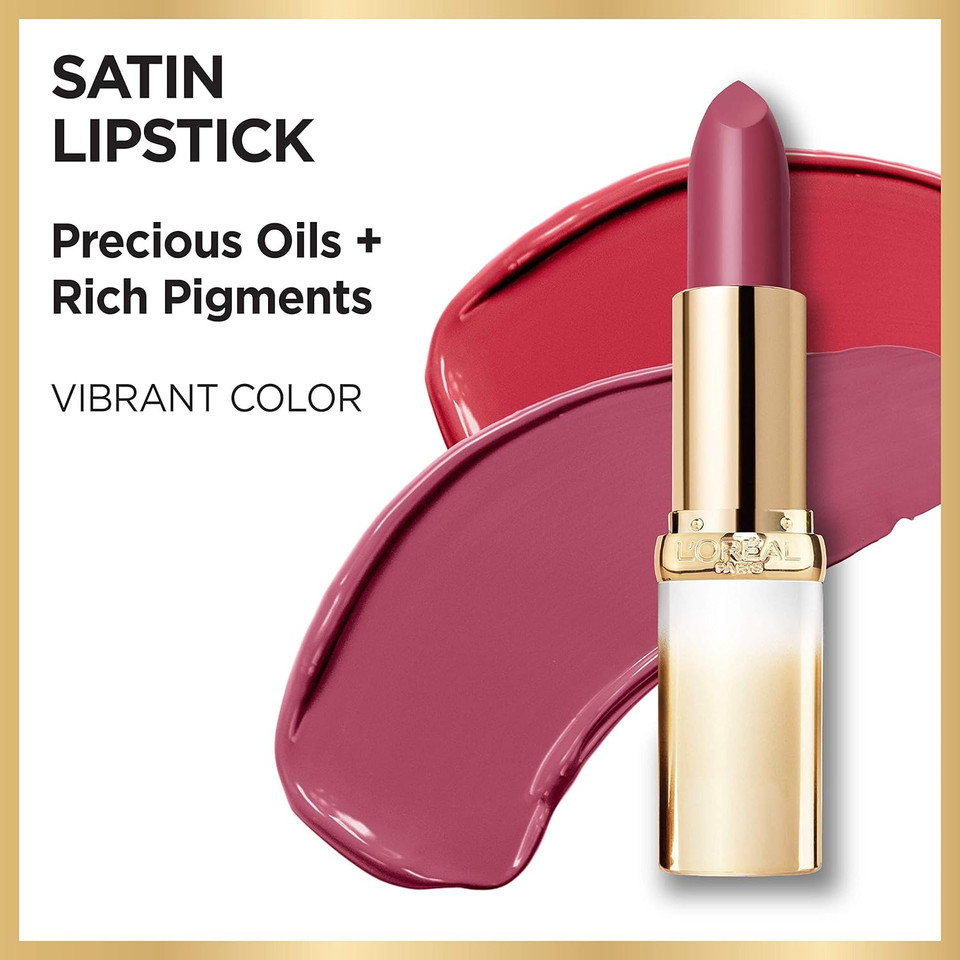 LOréal Paris Age Perfect Satin Lipstick With Precious Oils, 210 Soft Mauve, 0.13 Ounce
