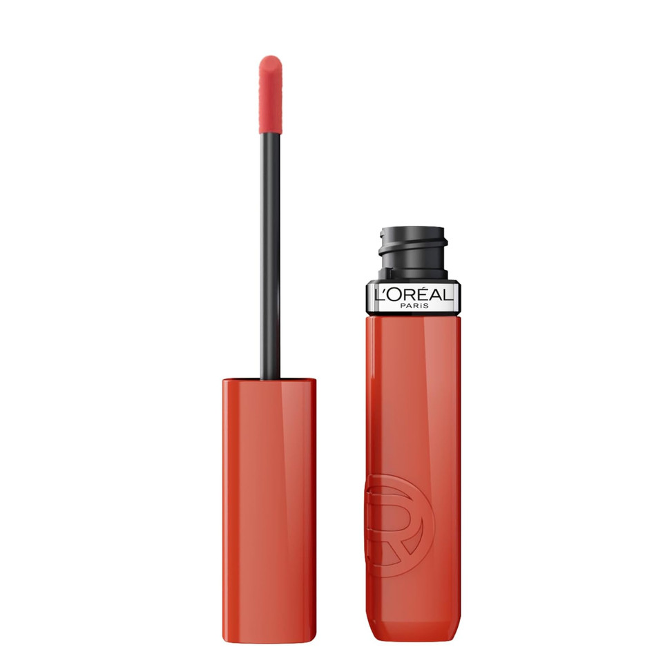 L'Oreal Paris Infallible Lacque Resistance Liquid Lipstick, 16Hr Long Lasting Lip Makeup With Lacquer-Like Shine And Zero Transfer, 215, Drunk In Rose