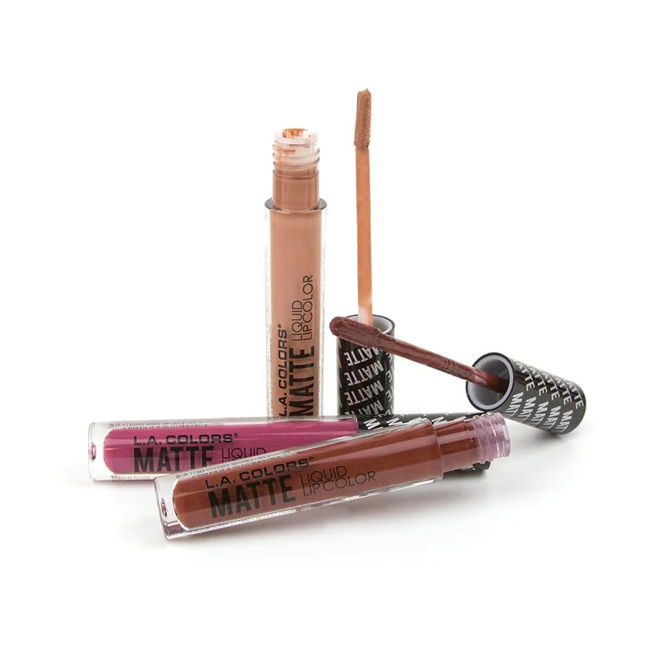 L.A. Colors Matte Liquid Lip Color, Pampered Clg413