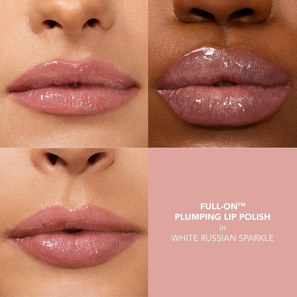 Buxom Full-On Plumping Lip Polish, Tinted Lip Plumper Gloss, Plumping Peptides & Vitamin E, High Shine Lip Gloss, Nourishes, Moisturizes & Softens Lips, Vegan
