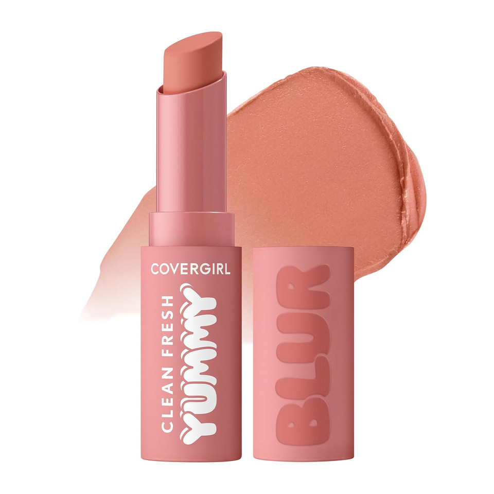 Covergirl Clean Fresh Yummy Blur Lipstick, Blurring Effect, Matte Lip Color, Fresh Pear Flavored, Vegan Formula - 220 Pear-Fectly (Soft Pink Nude) Covergirl Clean Fresh Yummy Blur Lipstick, Blurring Effect, Matte Lip Color, Fresh Pear Flavored, Vegan Formula - 220 Pear-Fectly (Soft Pink Nude)