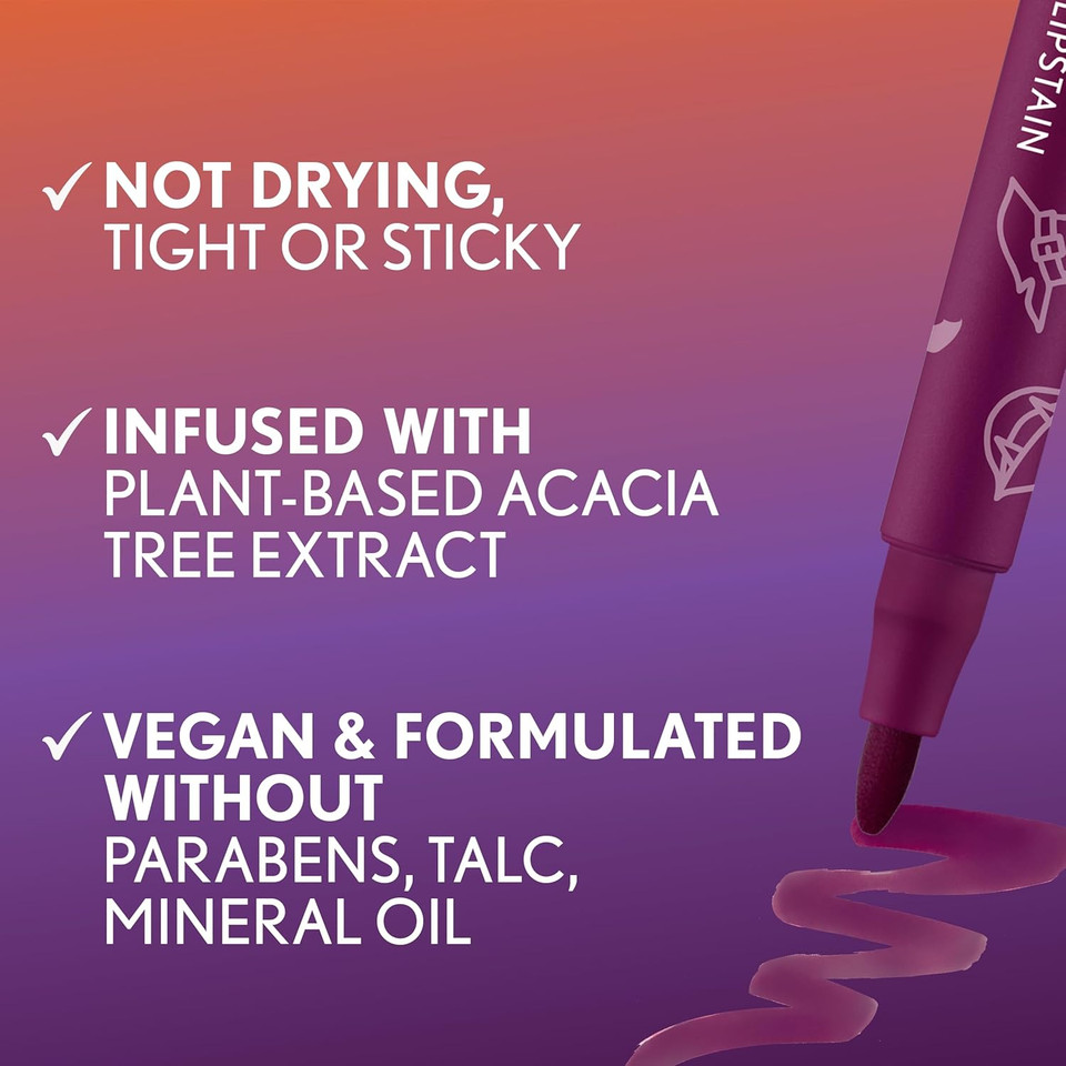 Covergirl Outlast, Extra Witchy, Lipstain Halloween Limited Edition?, Transfer-Proof, Non-Drying, Lightweight, Buildable,? 0.05Oz