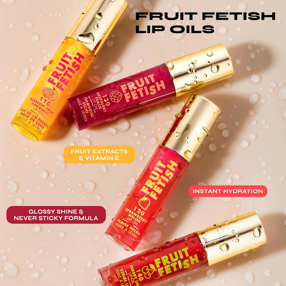 Milani Lip Oil With Vitamin E For Instant Hydration, Fruit Extract Infused Lip Treatment And Moisturizing Lip Gloss - Cranberry