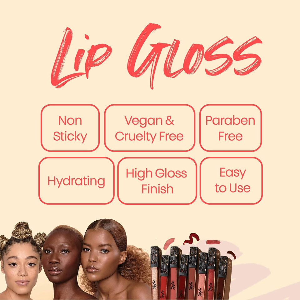 The Lip Bar - Lip Gloss, Headliner (Warm Terracotta Brown) - Gloss Up Sheer Finish - Smooth, Not Sticky Formula - Coconut Oil, Olive Oil, Argan Oil & Vitamin E - Vegan & Cruelty Free - .30 Fl Oz