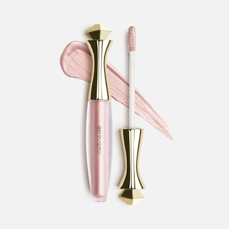 Mirenesse Metallic Gloss Plumper, 3 In 1 Instantly Plumps With Vitamin C + Vitamin E And Metallic Lip Gloss Shine, Vegan And Toxin Free, 1 Bliss .15 Oz