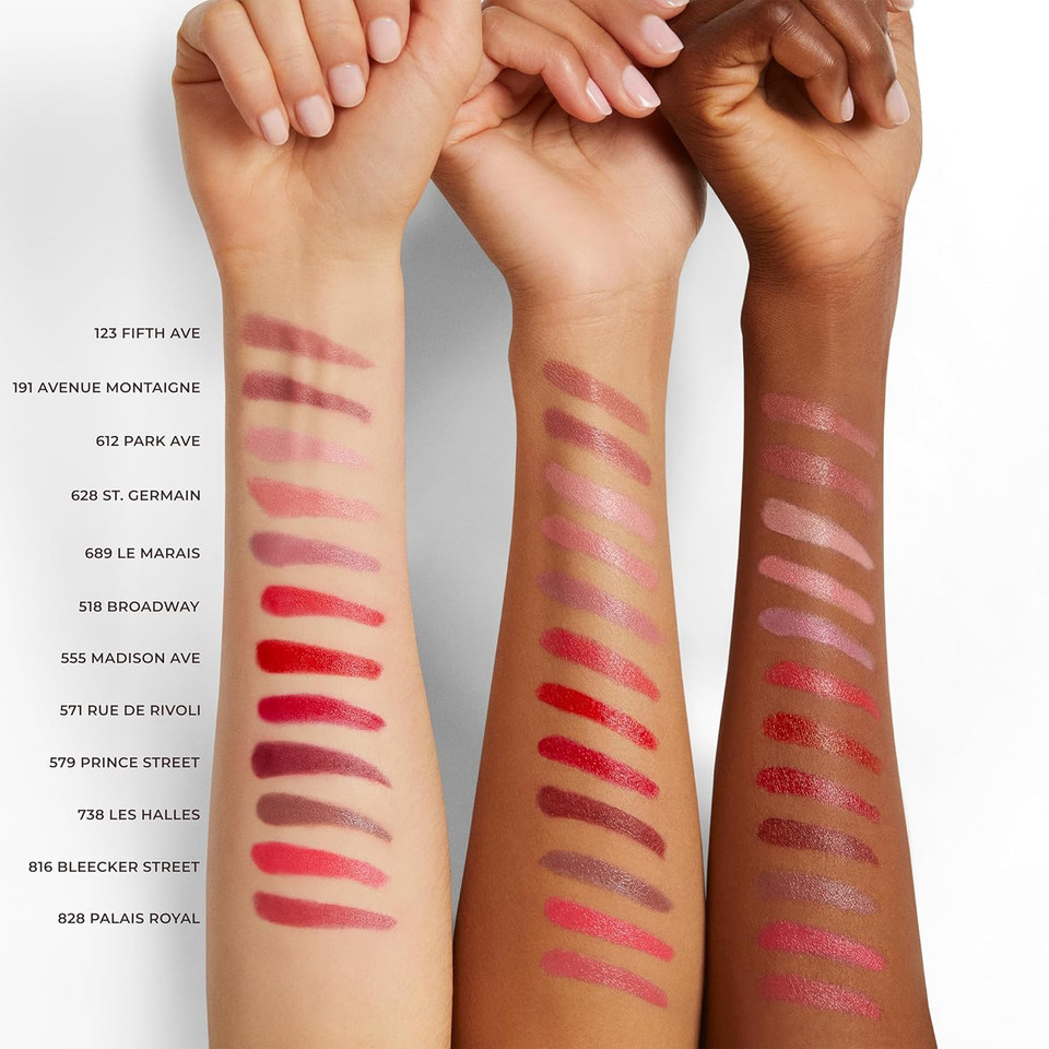 Laura Mercier Caviar Hydra Crème Lipstick, 16Hr Hydration And Lip Barrier Repair, All Day Wear, Plumping, Smudge- & Fade-Proof, Creamy Satin Finish, Infused With Hyaluronic Acid