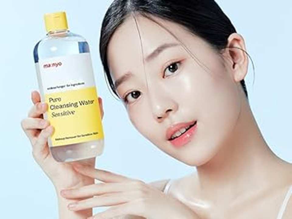 Ma:Nyo Pure Cleansing Water | Triple Micellar Technology For Sensitive Skin, Makeup Remover & Hydrating Cleanser, Korean Skincare 16.9 Fl Oz (500Ml)