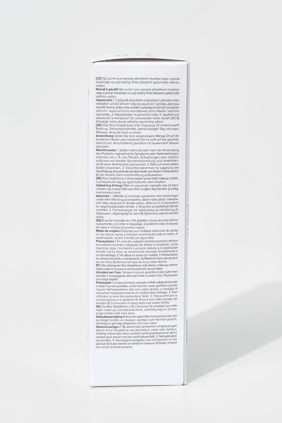 Mary&May Rice Glutathione Lha Cleansing Oil - Deep Pore Cleansing, Blackhead & Whitehead Removal - Korean Makeup Remover With Rice Bran Oil, Gentle Exfoliation, Clean Beauty, 6.76 Fl.Oz