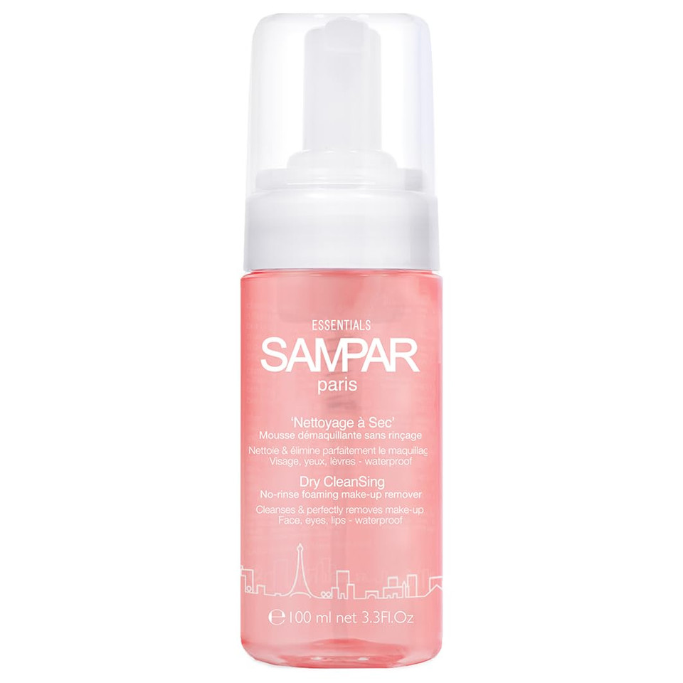 Essential Dry Cleansing - No-Rinse Foaming Make-Up Remover Face, Eyes, And Lips - All Skin Types 100Ml