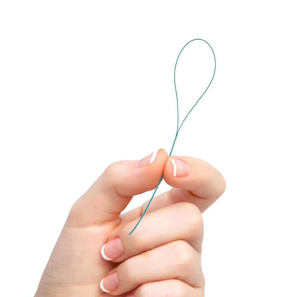 Gum Eez-Thru Floss Threaders, Dental Flossers For Braces, Bridges, & Implants, 25 Count