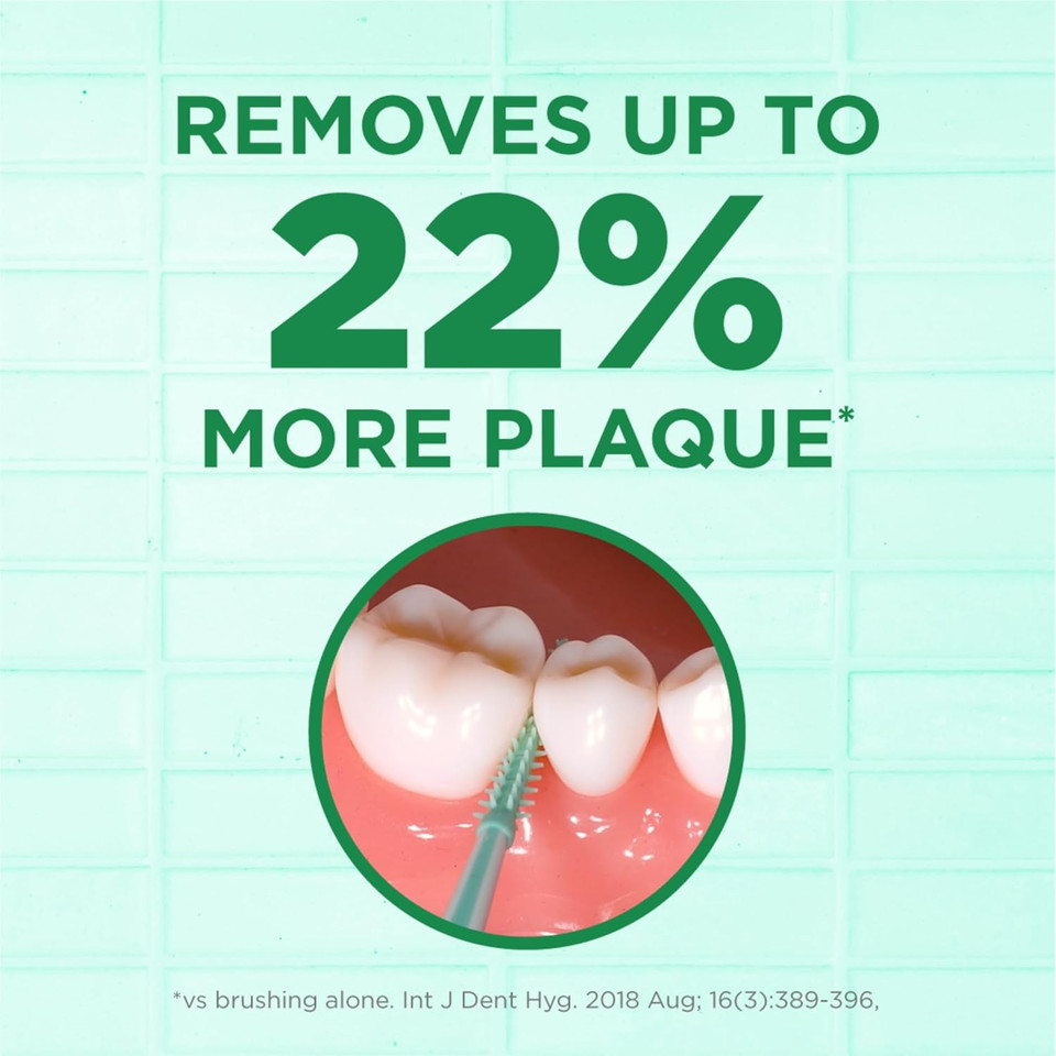 Gum Soft-Picks Comfort Flex, Easy To Use Dental Picks For Teeth Cleaning Health, Disposable Interdental Brushes With Convenient Carry Case, Dentist Recommended Dental Picks, Mint, 80 Count