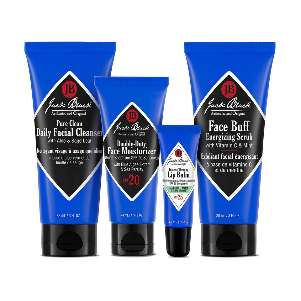 Jack Black Set For Men  Mens Skin Care Kit, Mens Skincare Gift Set