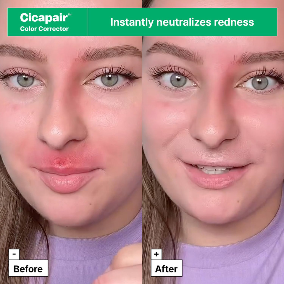 Dr.Jart+ Cicapair Redness Rescue Korean Skin Care Set, Travel Size Value Gift Set With Cicapair Color Correcting Cream, Face Wash, Cream Moisturizer, And Face Mask