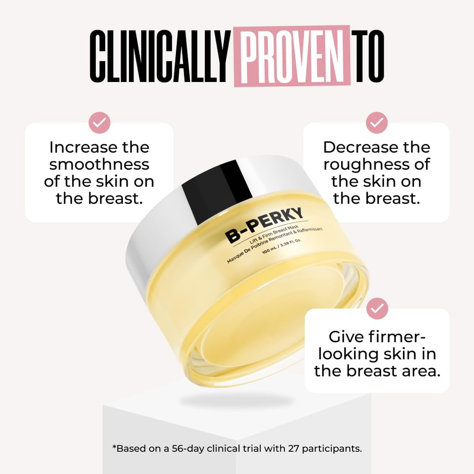 Maëlys Cosmetics B-Perky Breast Mask - Leave-On Firming And Lifting Mask To Help Give Skin In The Bust Area A Tighter Look