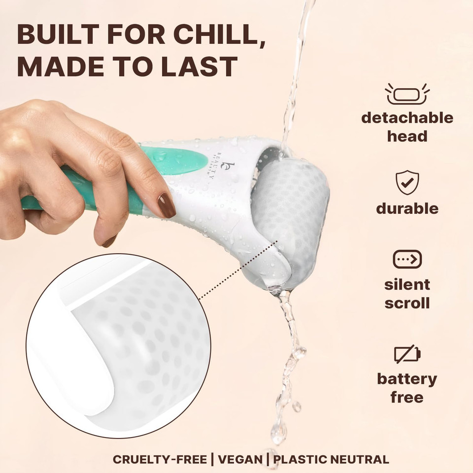 Ice Roller For Face - Smoothes Fine Lines & Wrinkles, Face & Eye Roller For Puffy Eyes, Skin Care Massager, Beauty Gift That Helps Relieve Migraines, Facial & Spa Gifts For Women