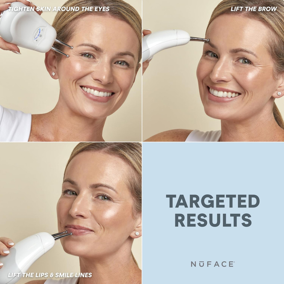 Nuface Effective Lip & Eye Attachment For Trinity Microcurrent Facial Device, Fda Cleared - Depuffing, Line Smoothing, Plumping & Tightening Treatment For Hard-To-Reach Areas Around Mouth And Eyes Nuface Effective Lip & Eye Attachment For Trinity Microcurrent Facial Device, Fda Cleared - Depuffing, Line Smoothing, Plumping & Tightening Treatment For Hard-To-Reach Areas Around Mouth And Eyes