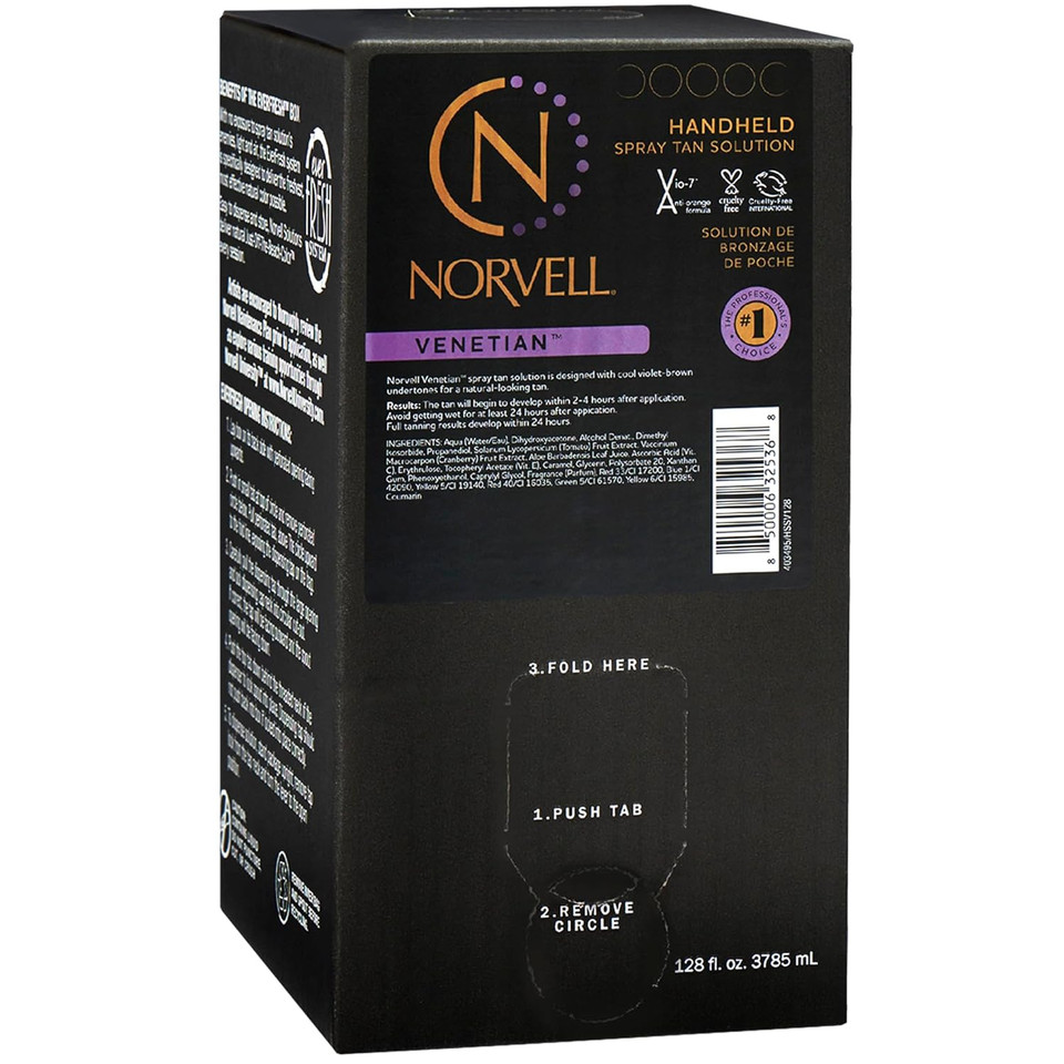 Norvell Premium Professional Sunless Tanning Spray Tan Solution - Venetian, 8 Fl.Oz