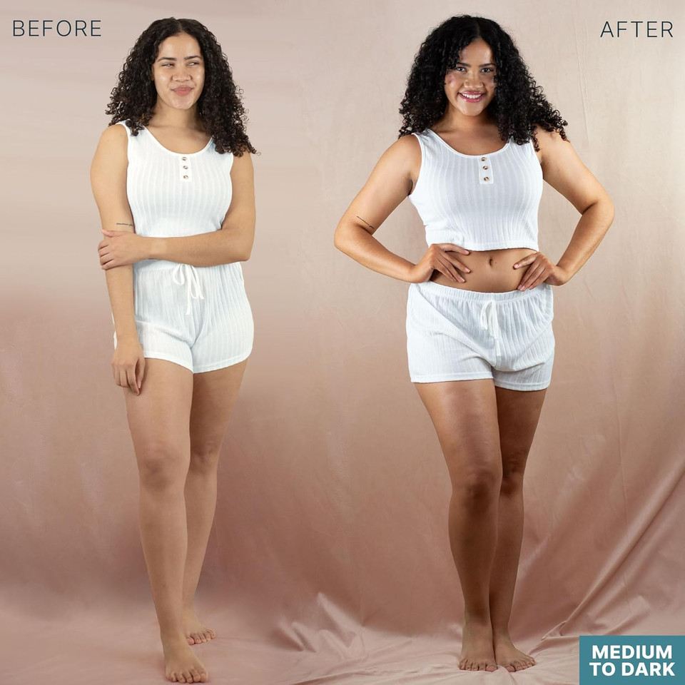 Tanning Lotion Self Tanner Kit - Usa Made With Organic & Natural Ingredients, Self Tanning Lotion Face Tanner & Application Kit, Non Toxic Gradual Tan, Sunless Tan For Women & Men