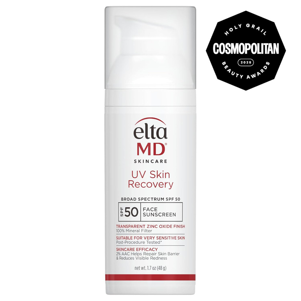 Eltamd Uv Skin Recovery Face Sunscreen With Zinc Oxide, All Mineral, Safe For Sensitive Skin Spf 50