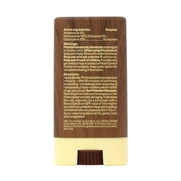Sun Bum Original Spf 30 Face Stick Sunscreen - Water-Resistant Broad Spectrum Facial Sunscreen With Vitamin E - Hawaii 104 Act Compliant (Without Octinoxate & Oxybenzone) - Travel Friendly - 0.45 Oz