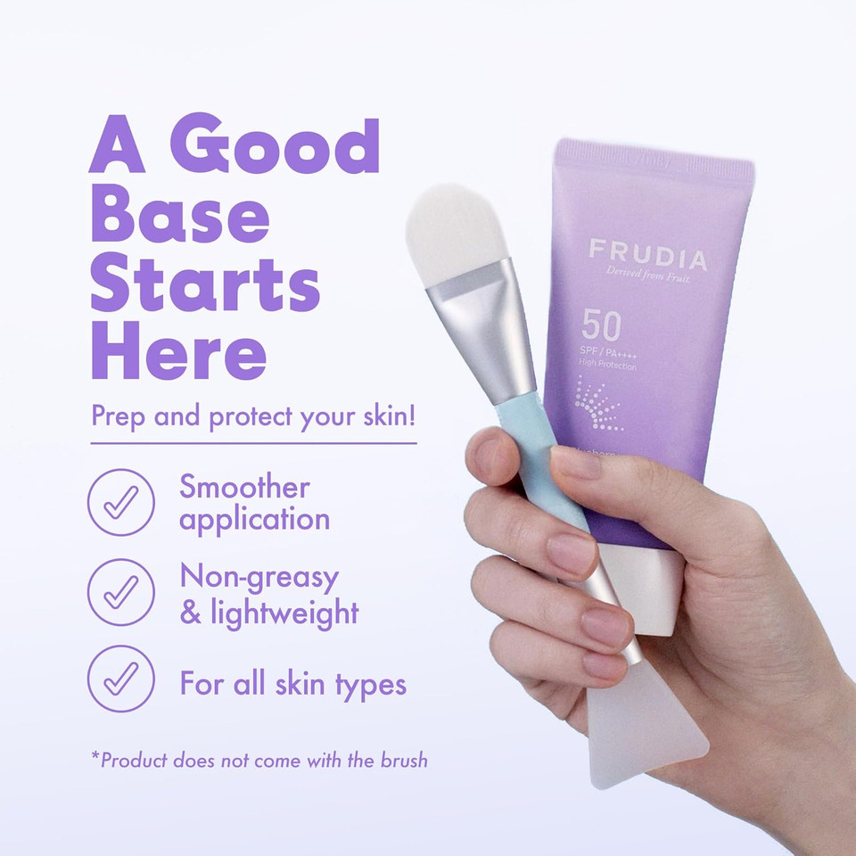 Frudia Blueberry Hydrating Air Fit Sunscreen Spf 50 Pa++++ Korean Skincare Moisturizing Face Sunscreen With Blueberry Extract, Panthenol & Triple Hyaluronic Acid, Ultra-Light, No White Cast, 1.76 Oz