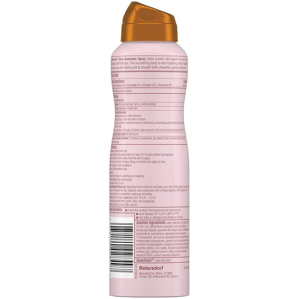 Coppertone Glow With Shimmer Sunscreen Spray Spf 30, Water Resistant Spray Sunscreen, Broad Spectrum Spf 30 Sunscreen Spray, 5 Oz Spray