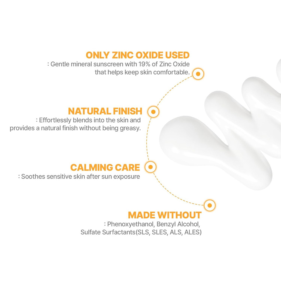 Cell Fusion C Derma Uv Mineral Sunscreen Spf 50, Face Sunscreen For Sensitive Skin, Made With 19% Of Zinc Oxide, Natural Finish, 50Ml / 1.69 Fl.Oz