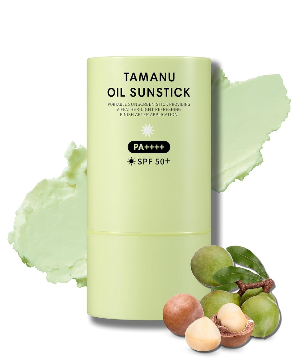 La'Dor Tamanu Sunstick Bar Smoothing Nourishing Spf50+ Pa++++ No Whitecast Non-Sticky Non-Oily Matte Finish Sun Protection For Face And Body Suncare For All Skin Types Korean Skincare