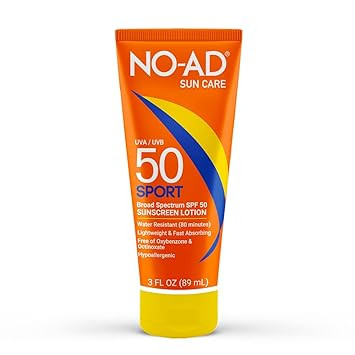 No-Ad Spf 30 Sunscreen Lotion | Broad Spectrum Uva/Uvb Protection | Water Resistant | Octinoxate & Oxybenzone Free With Moisturizing Vitamin E And Aloe 3Oz