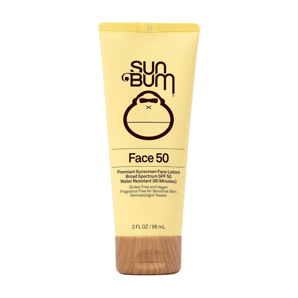 Sun Bum Original Spf 50 Sunscreen Face Lotion - Broad Spectrum Moisturizing Facial Sunscreen With Vitamin E -Fragrance Free - Travel Friendly - 3 Oz