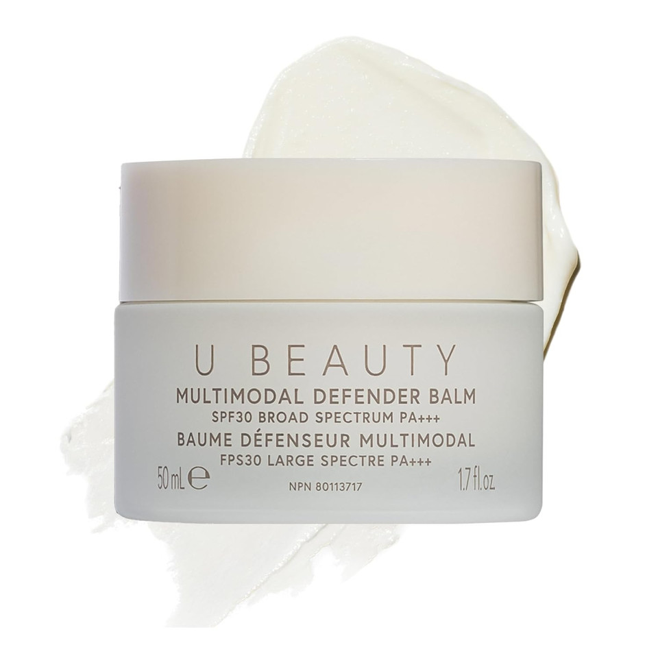 U Beauty Multimodal Defender Spf 30 Mineral Zinc Oxide Facial Sunscreen - Broad Spectrum Uva/Uvb Protection With Vitamin C + E To Reduce & Prevent Dark Spots & Sun Damage - 1.7 Fl Oz