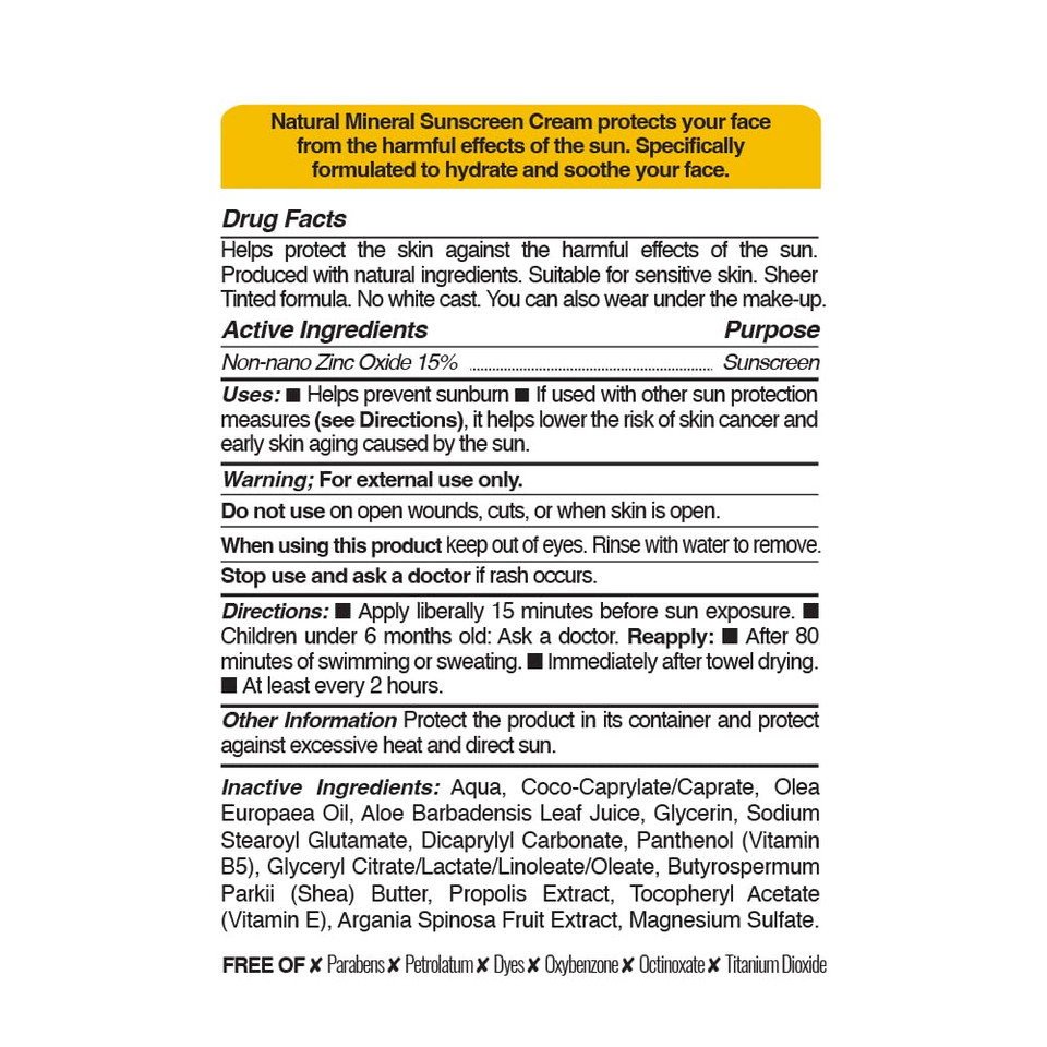 Bee And You Spf 50 Body Sunscreen 2.7 Oz | Uv Protection, Clear, Sensitive, Acne-Prone Skin, Mineral-Based Zinc Oxide, Propolis Extract, Shea Butter, Aloe Vera, 100% Natural, Hypoallergenic