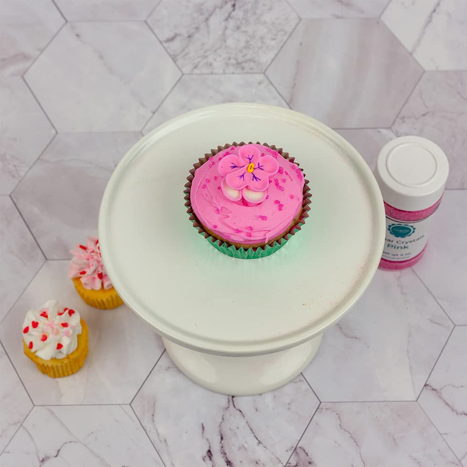 O'Creme Pansy Royal Icing Sugar Flower 1-1/4 Inch - For Cake Decorating - Decorations For Cakes, Cupcake Toppers - Birthday, Wedding, Valentines, Baby