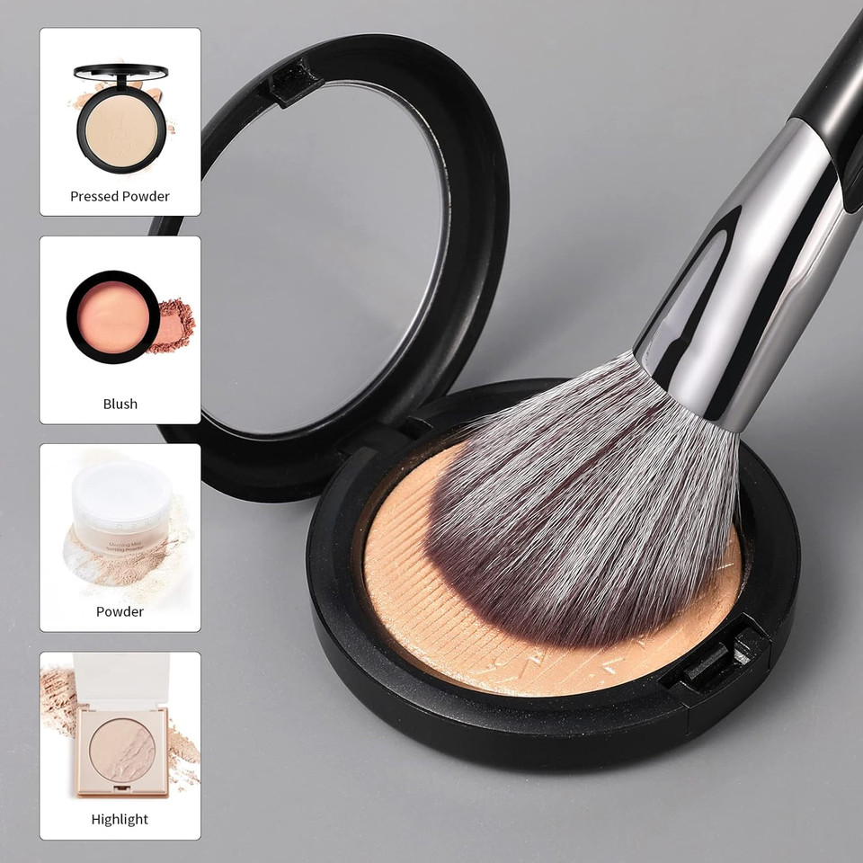 Ducare Powder Mineral Brush - Makeup Brush For Large Coverage Mineral Powder Foundation Blending Buffingv09 Ducare Powder Mineral Brush - Makeup Brush For Large Coverage Mineral Powder Foundation Blending Buffingv09