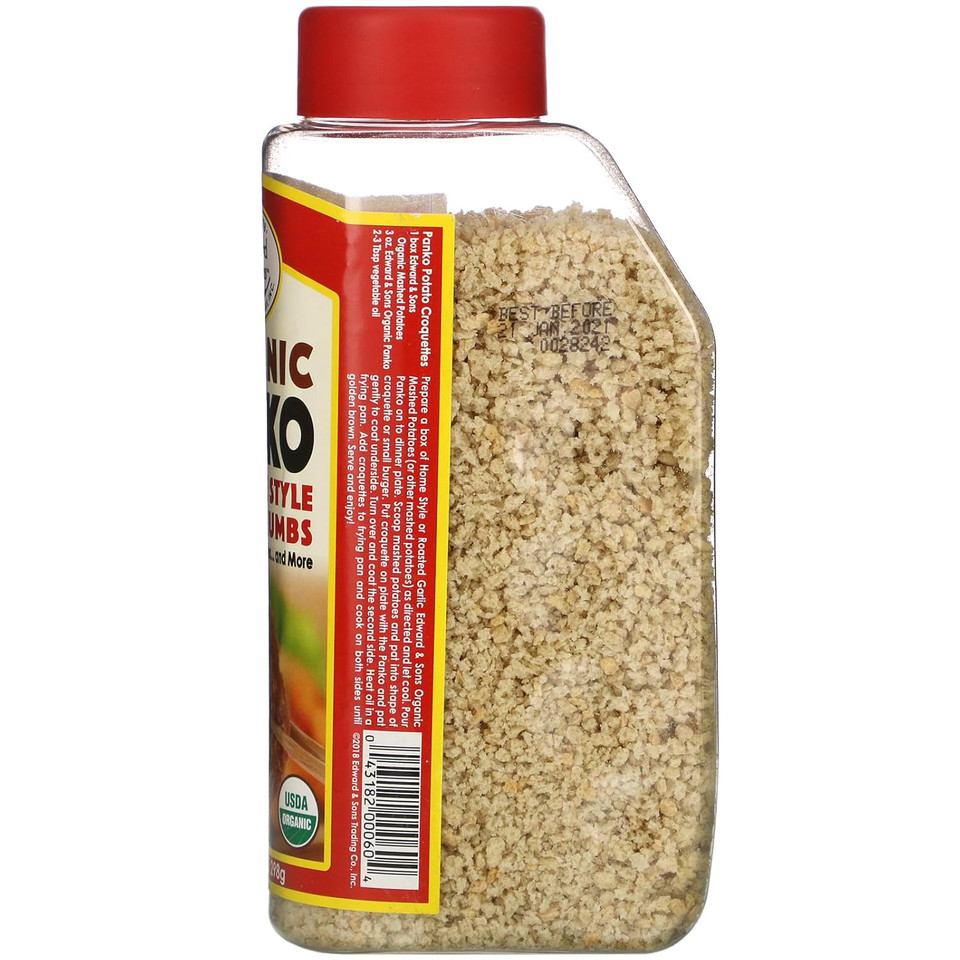 Edward & Sons Organic Panko Breadcrumbs, 10.5 Oz
